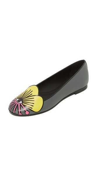 Best reputation Women's KENZO Printed Eye Flats WHQ15858